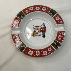 Christmas Toy Soldier Ashtray Charlton Hall by Kobe Japan Spoon Rest Drum Bugle